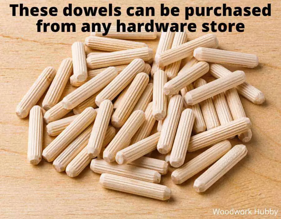 wooden dowels