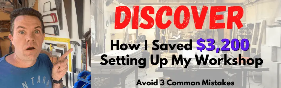 How to save money setting up your workshop