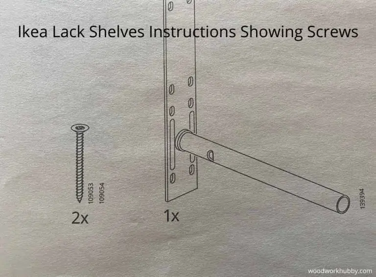 ikea lack shelf replacement screws